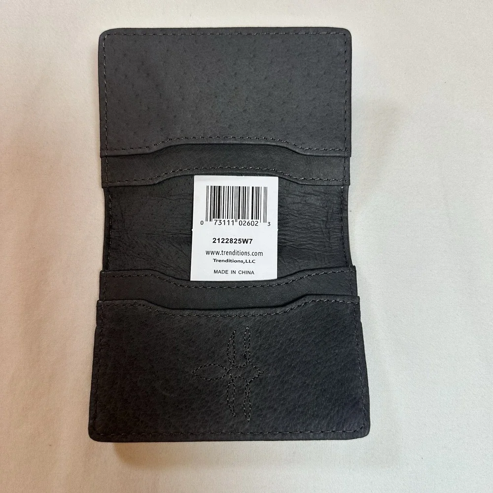 Justin Wallet Card Wallet With Gusset Genuine‎ Leather RFID New